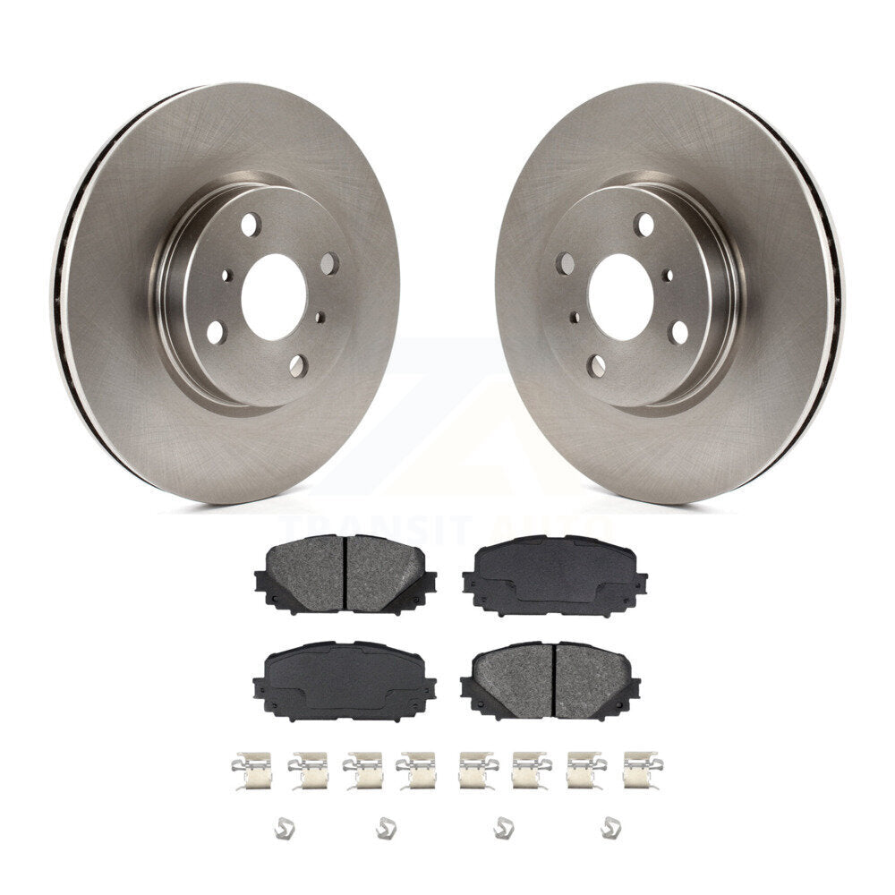 Kit de disques de frein à disque avant et plaquettes semi-métalliques pour Toyota Yaris K8S-100628