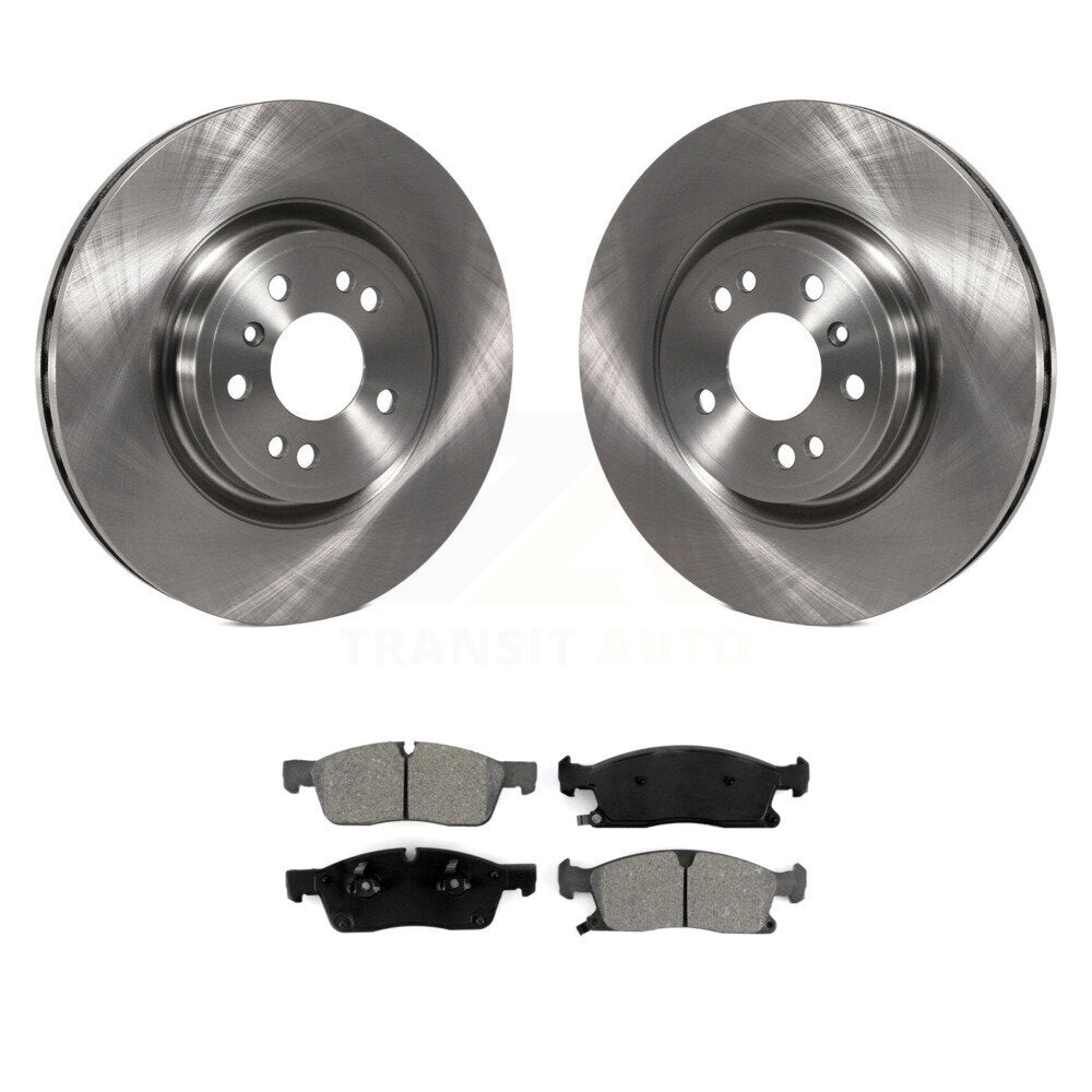 Kit de rotor de frein avant et de plaquettes semi-métalliques pour Mercedes-Benz ML350 GLE350 ML25