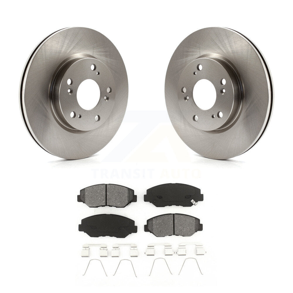 Kit de disques de frein à disque avant et plaquettes semi-métalliques pour Acura ILX 2.0L 2013
