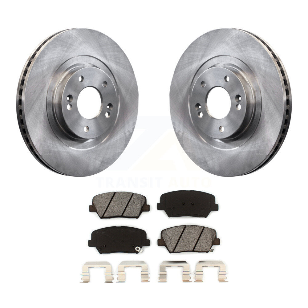 Kit de rotor de frein avant et de plaquettes semi-métalliques pour Hyundai Santa Fe Sport Kia Sorent