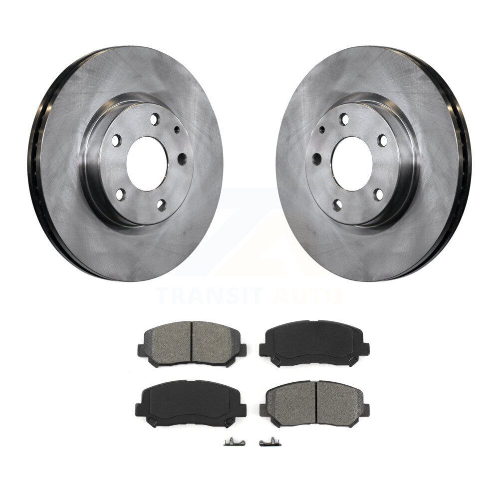 Kit de disques de frein à disque avant et plaquettes semi-métalliques pour Mazda CX-5 2013-2015