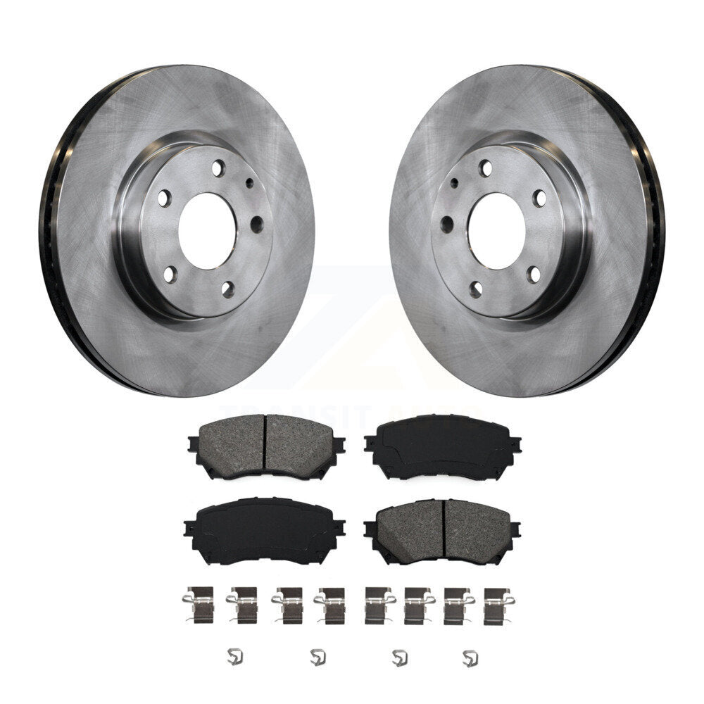 Kit de disques de frein à disque avant et plaquettes semi-métalliques pour Mazda 6 K8S-100636