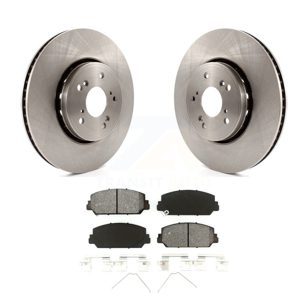 Kit de disques de frein à disque avant et plaquettes semi-métalliques pour Acura RDX ILX K8S-100637