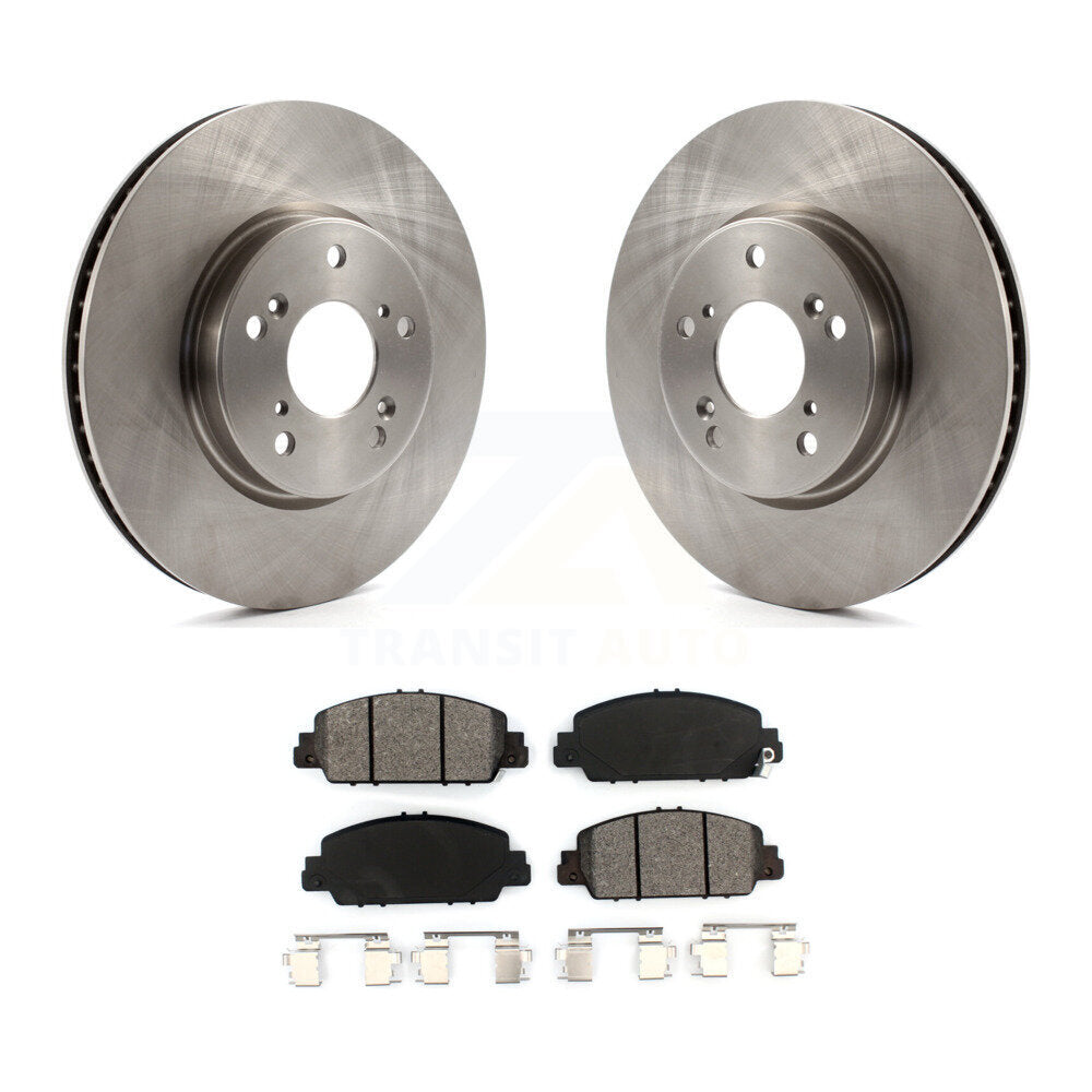 Kit de disques de frein à disque avant et plaquettes semi-métalliques pour Honda Accord K8S-100638