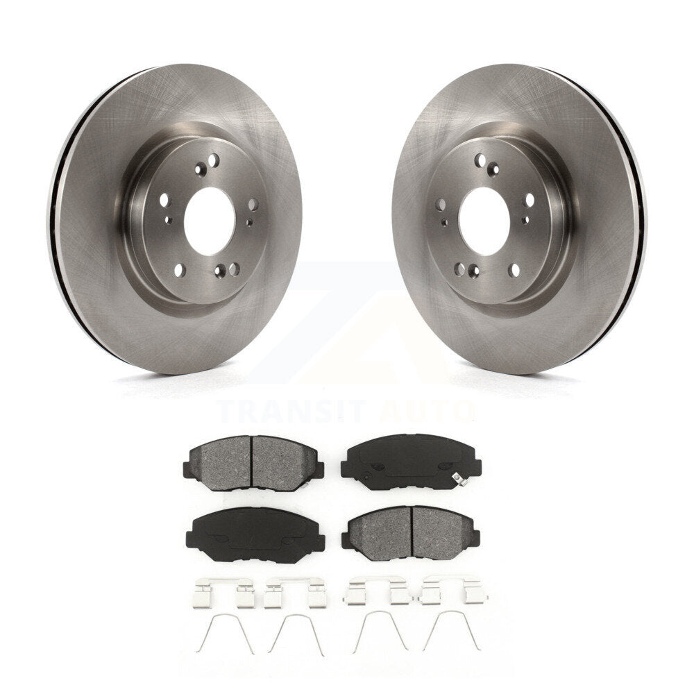 Kit de disques de frein à disque avant et plaquettes semi-métalliques pour Honda CR-V FWD 2012-2016