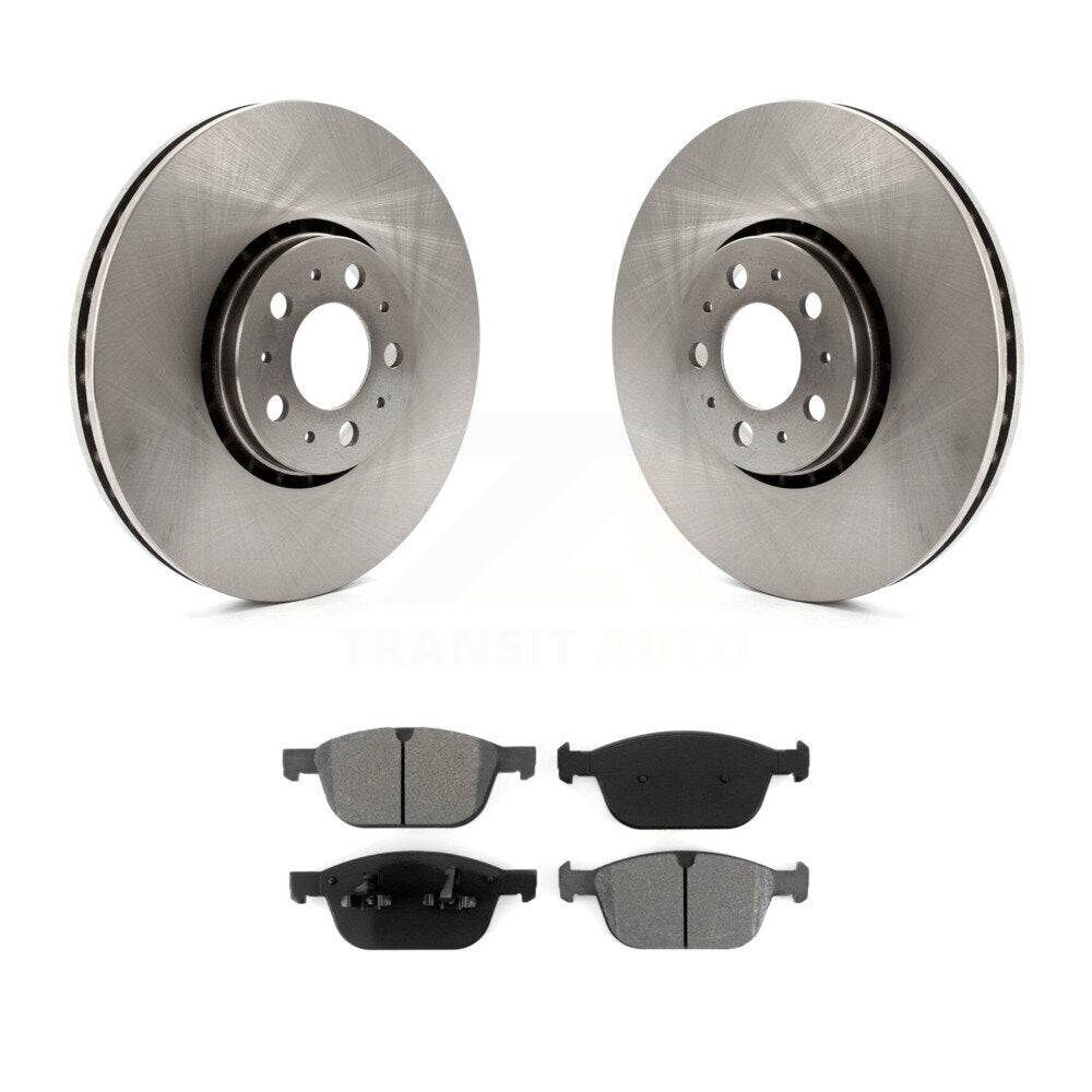 Kit de disques de frein à disque avant et plaquettes semi-métalliques pour Volvo XC90 K8S-100641