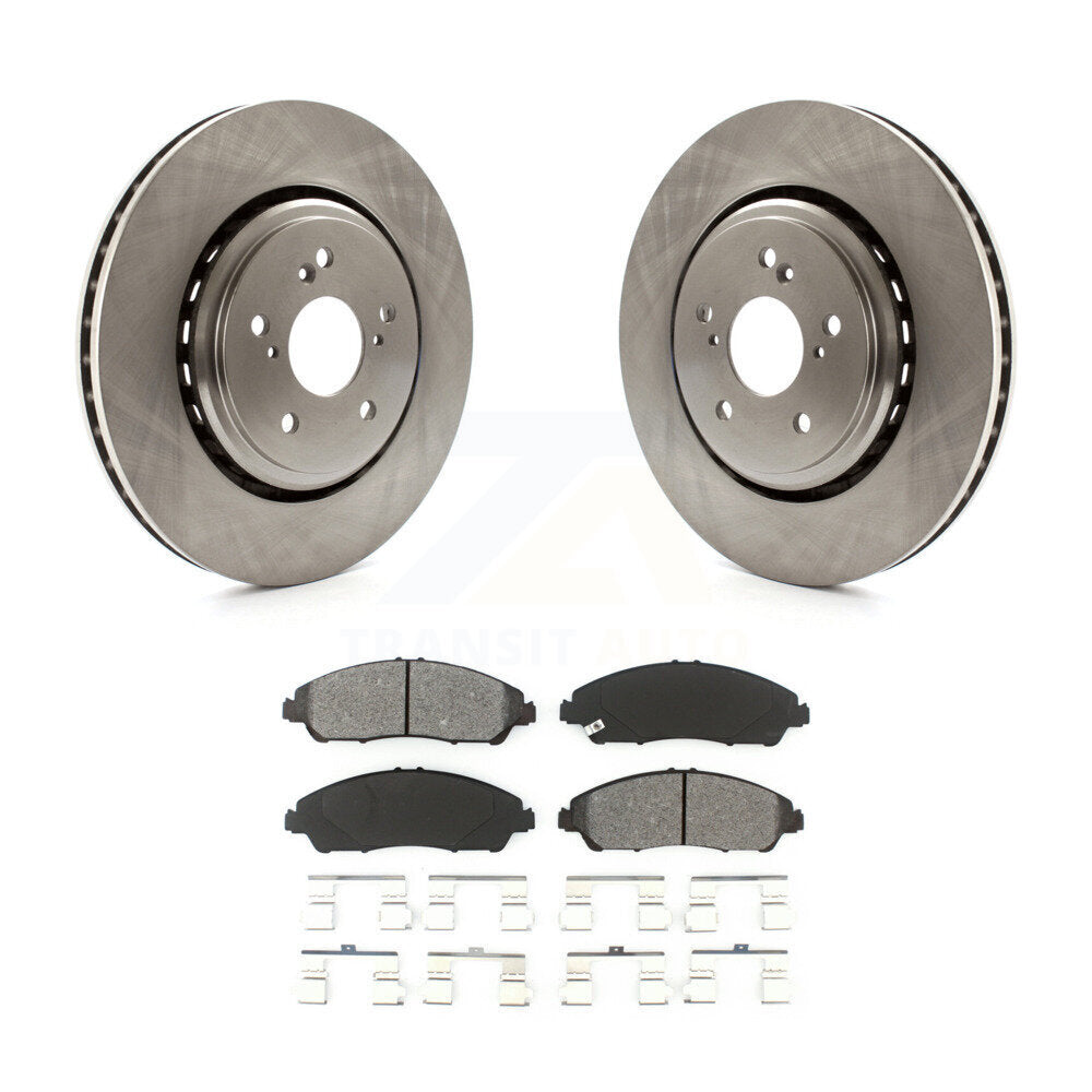 Kit de disques de frein à disque avant et plaquettes semi-métalliques pour Acura MDX 2014-2016