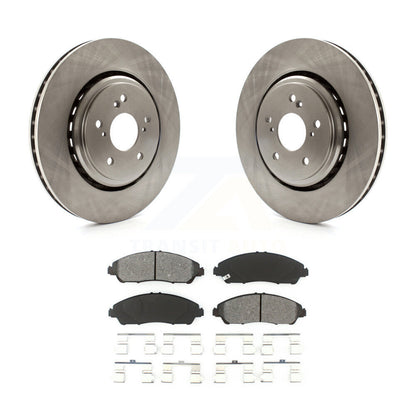 Kit de disques de frein à disque avant et plaquettes semi-métalliques pour Acura MDX 2014-2016