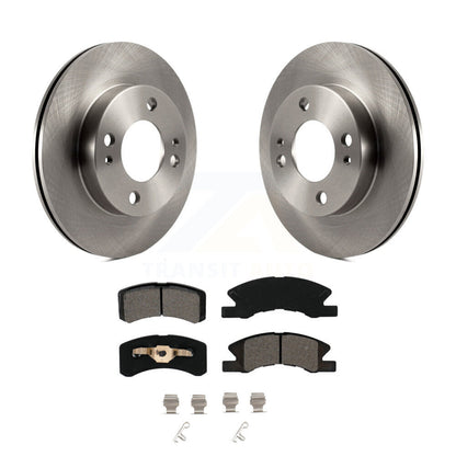 Kit de rotor de frein à disque avant et de plaquettes semi-métalliques pour Mitsubishi Mirag 2014-2015