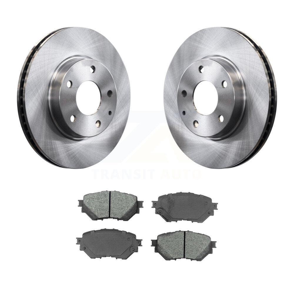 Kit de disques de frein à disque avant et plaquettes semi-métalliques pour Mazda 3 Sport 2014-2018