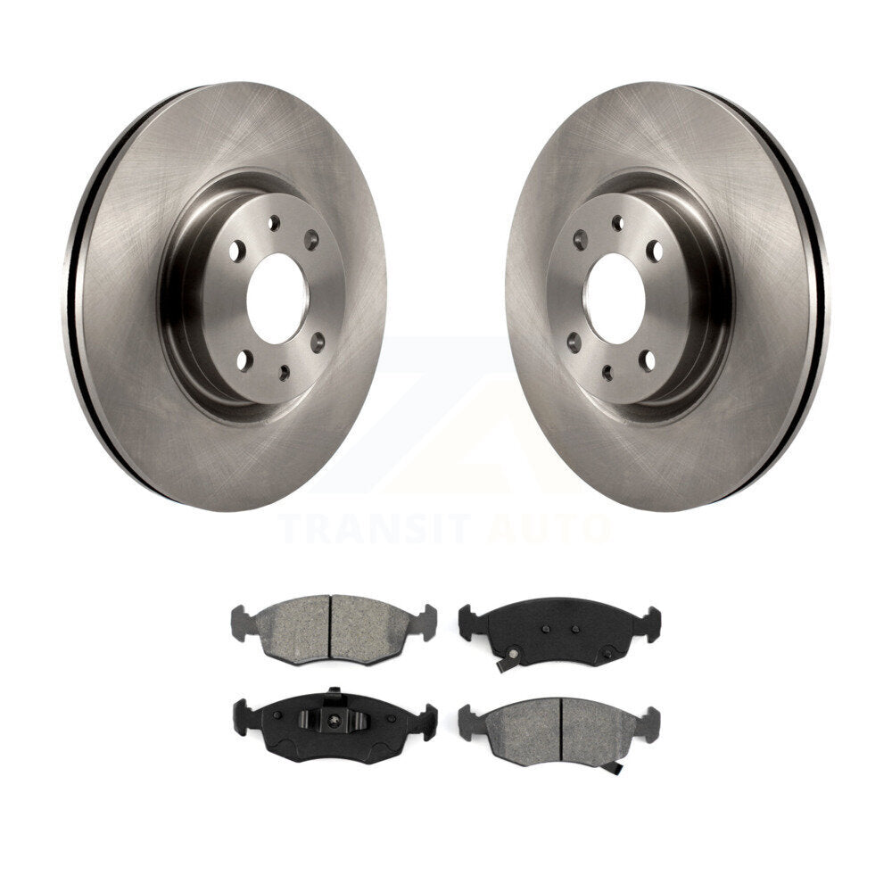 Kit disques de frein à disque avant et plaquettes semi-métalliques pour Fiat 500 K8S-100656