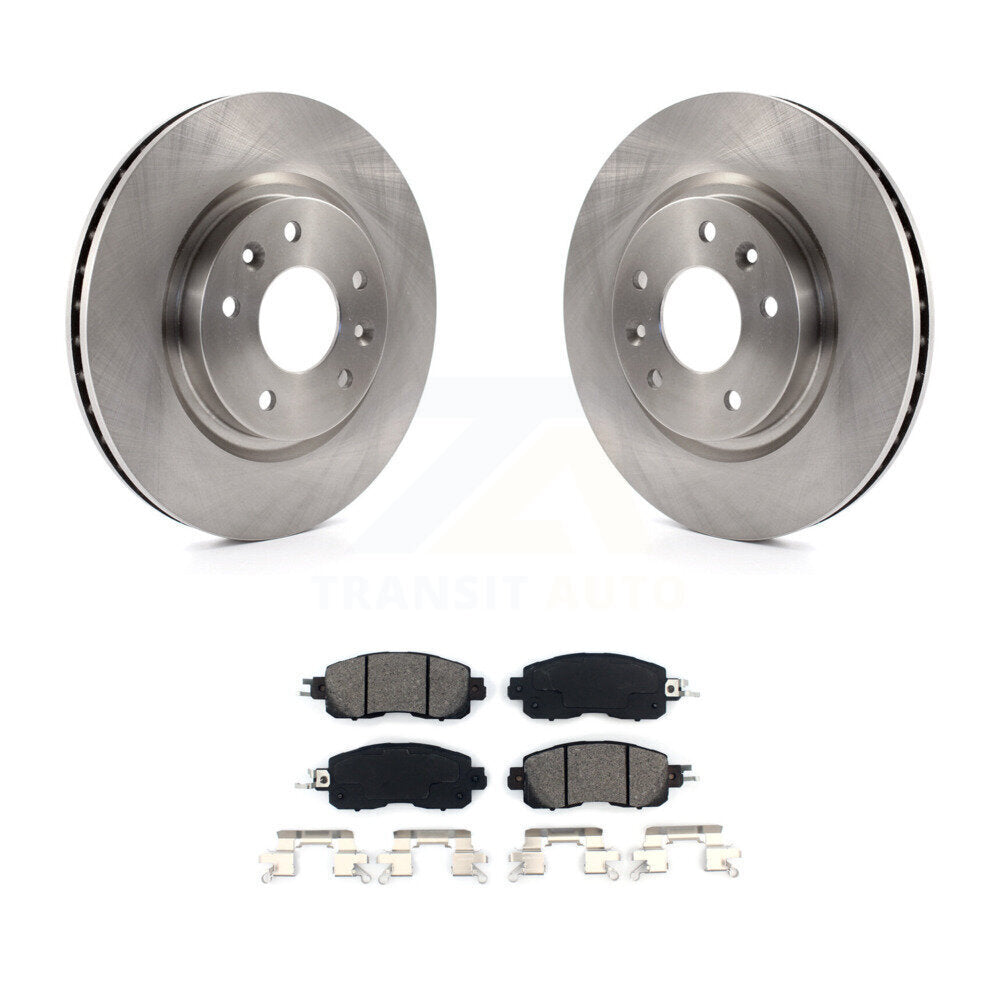 Kit de disques de frein à disque avant et plaquettes semi-métalliques pour Nissan LEAF K8S-100658
