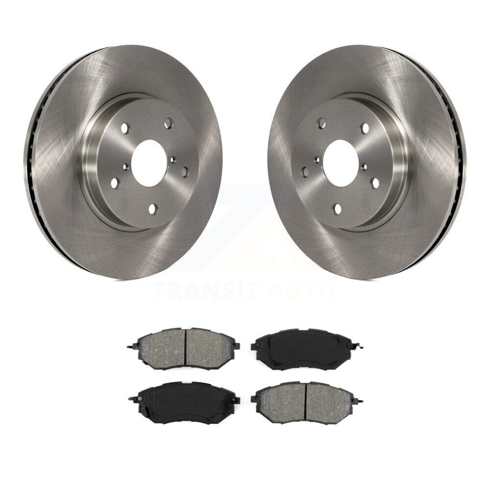 Kit de disques de frein à disque avant et plaquettes semi-métalliques pour Subaru Legacy 2015 2,5 L