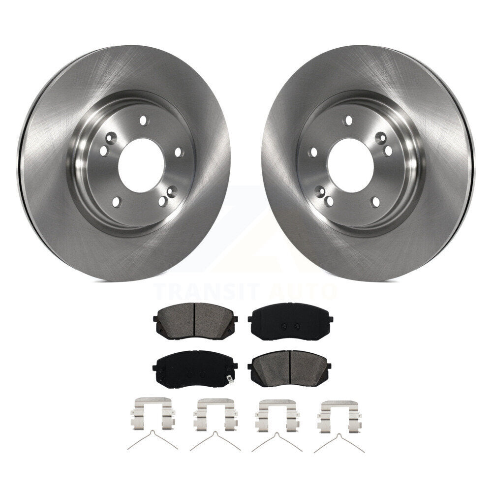 Kit de plaquettes de frein semi-métalliques, Rotors de frein avant, pour Hyundai Sonata Kona électrique Kia E