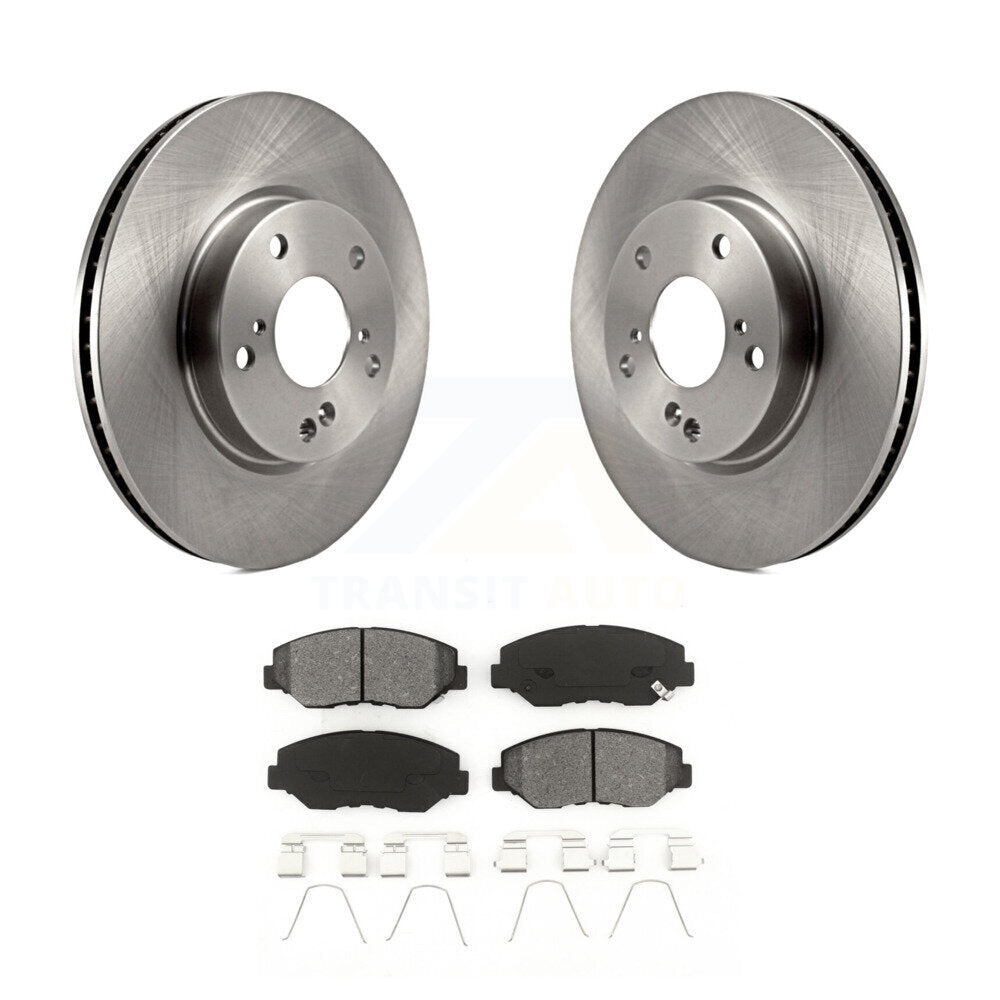 Kit de disques de frein à disque avant et plaquettes semi-métalliques pour Honda Civic K8S-100668