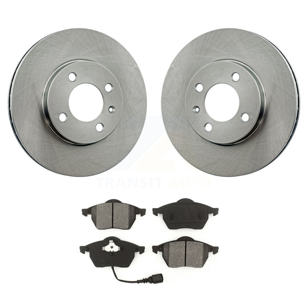Kit de plaquettes semi-métalliques de Rotor de frein à disque avant, pour Volkswagen Jetta 2.8 de 1996 à 1998