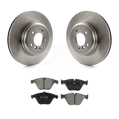 Rotor de frein à disque avant et Kit de plaquettes semi-métalliques pour BMW 650i 645Ci 550i 545i 535