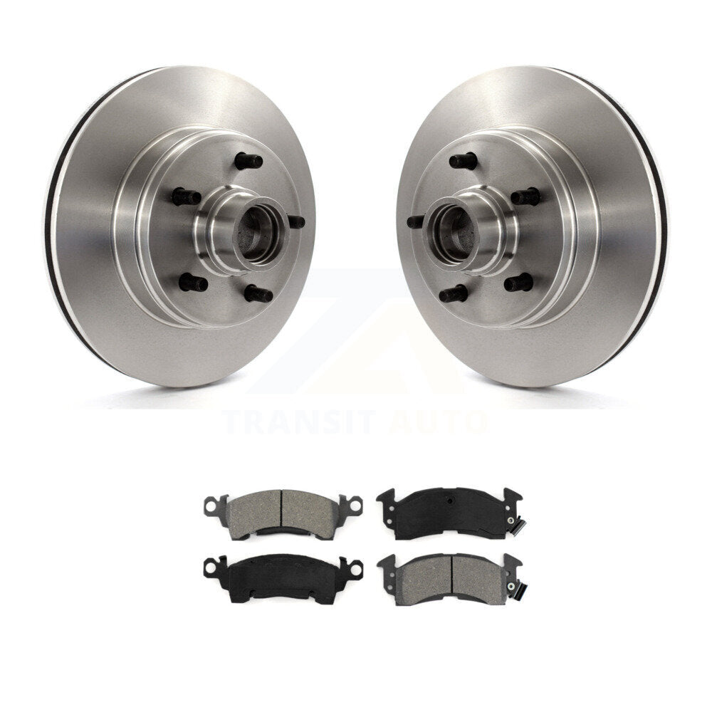 Kit de plaquettes semi-métalliques de moyeu de rotors de frein à disque avant pour Chevrolet Astro GMC Safar