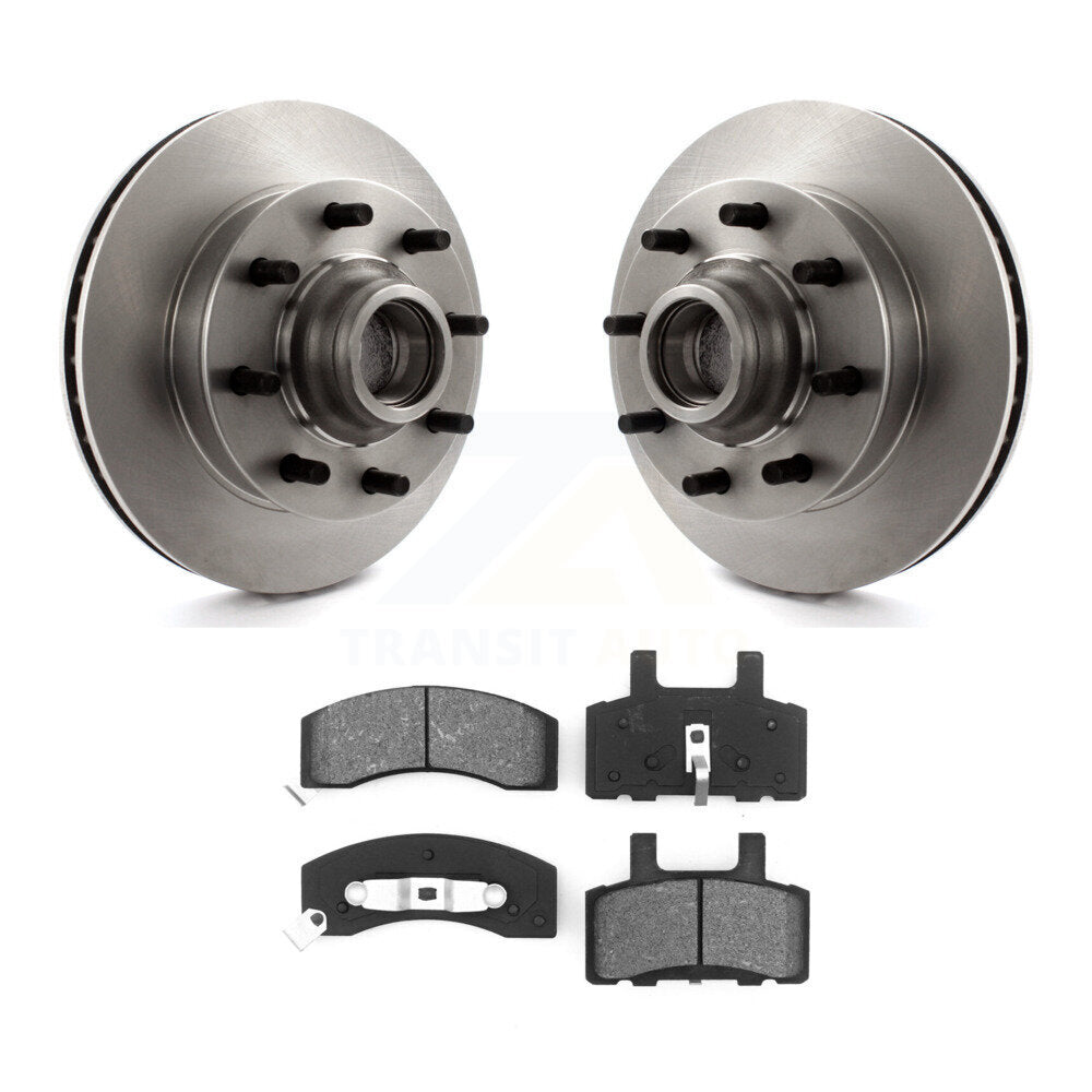 Kit de plaquettes semi-métalliques de moyeu de Rotor de frein avant, pour Chevrolet GMC C2500 Express 350