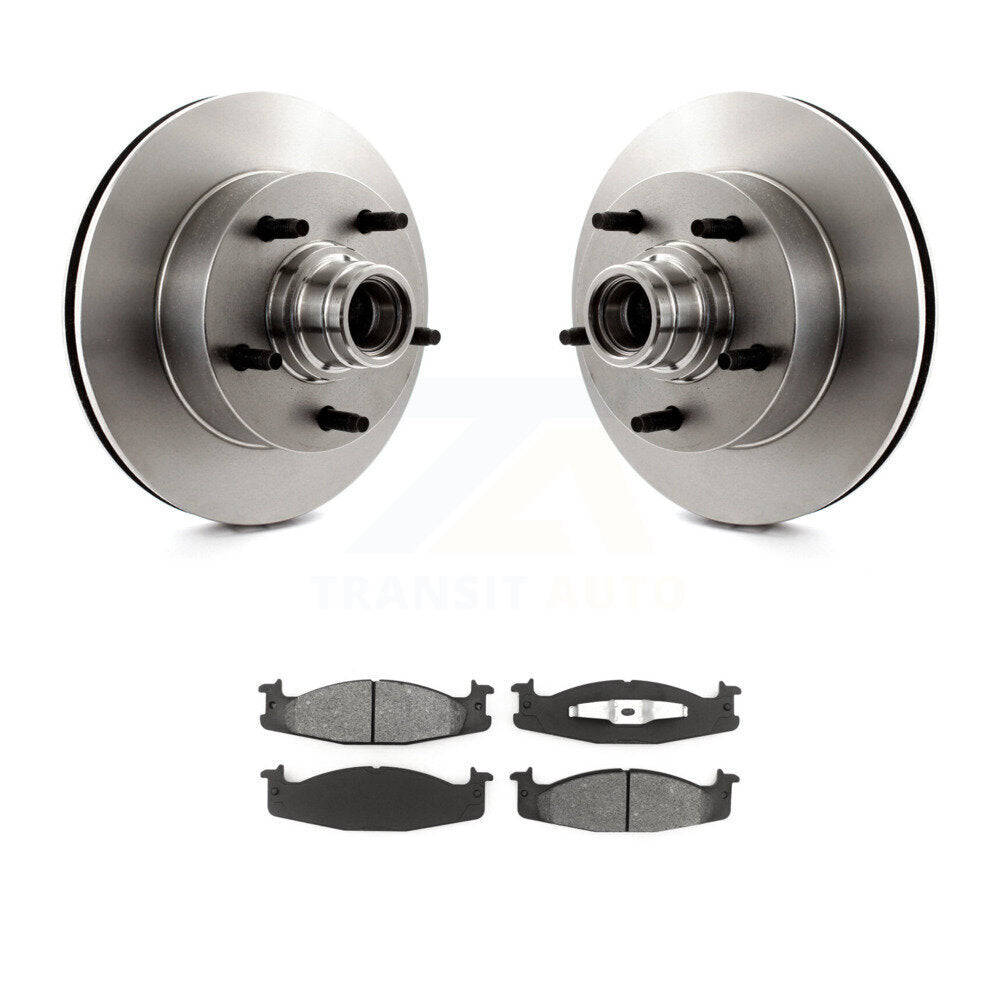 Kit de plaquettes semi-métalliques de Rotor de frein à disque avant, pour Ford E-150 Econoline Club Wago