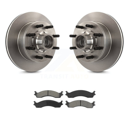 Kit de plaquettes semi-métalliques de moyeu de Rotor de frein avant, pour Ford F-250 F-350 E-350 Econolin