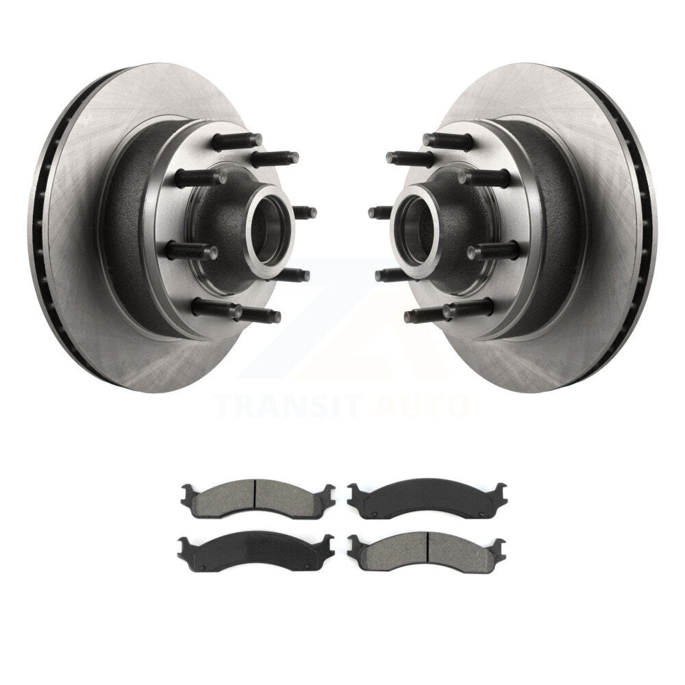 Kit de plaquettes semi-métalliques de moyeu de Rotor de frein avant, pour Ford E-350 Super Duty E-250 Clu