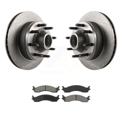 Kit de plaquettes semi-métalliques de moyeu de Rotor de frein avant, pour Ford E-350 Super Duty E-250 Clu