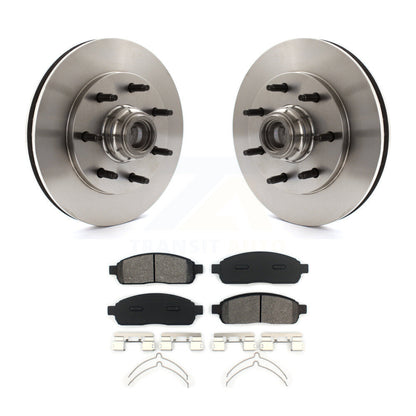 Kit de moyeu de rotors de frein à disque avant et de plaquettes semi-métalliques pour Ford F-150 RWD 2004