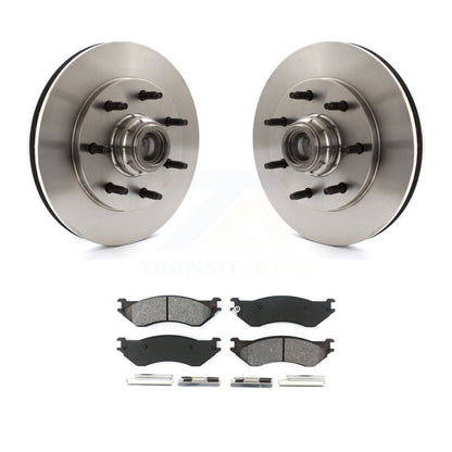 Rotors de frein à disque avant et Kit de plaquettes semi-métalliques pour Ford F-150 F-250 HD Heritag