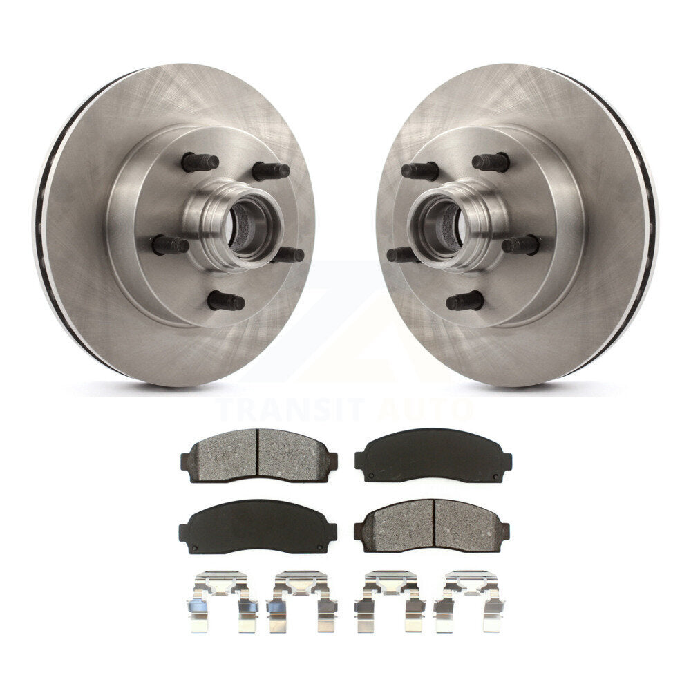 Kit de moyeu de Rotor de frein à disque avant et de plaquettes semi-métalliques pour Mazda B3000 B2300 B400