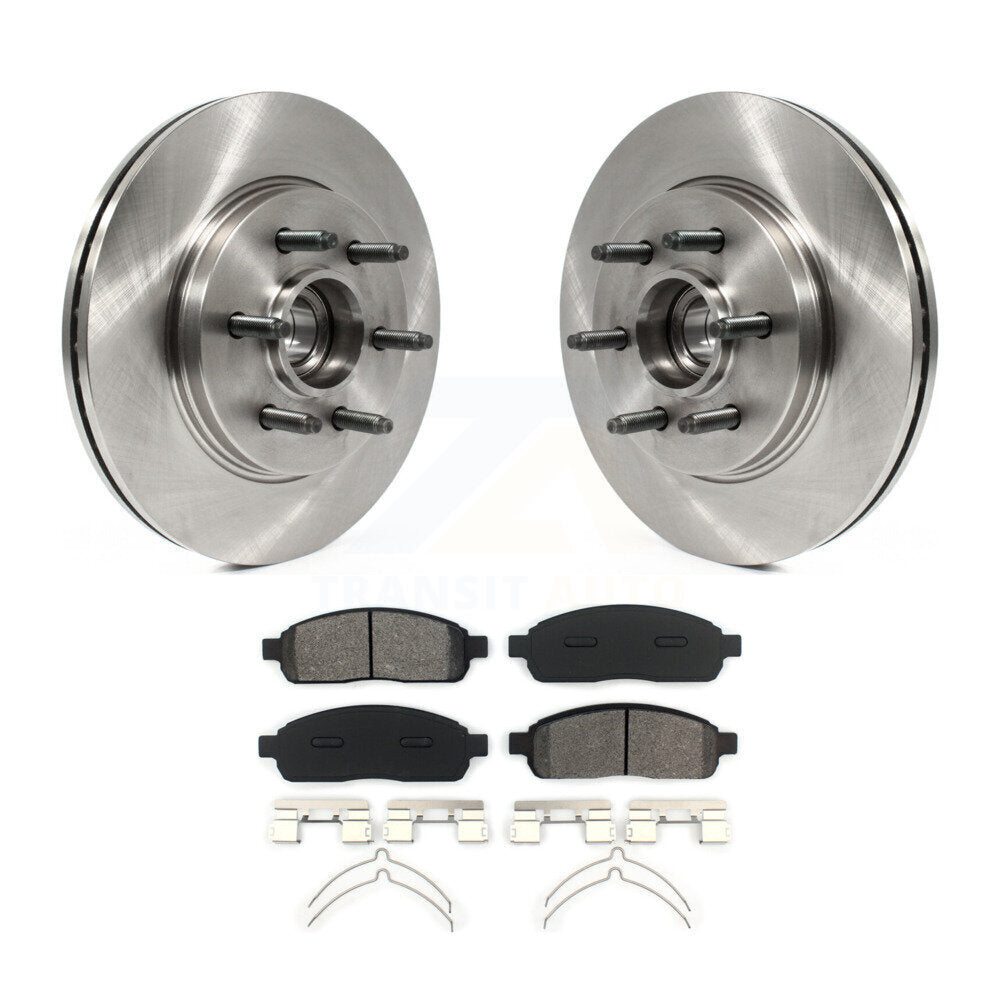 Kit de plaquettes de frein semi-métalliques, Rotors de frein avant, pour Ford F-150 Lincoln Mark LT RW