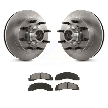 Kit de plaquettes semi-métalliques de moyeu de Rotor de frein à disque avant, pour Ford F-350 Super Duty F-25