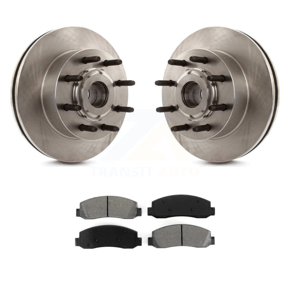 Kit de plaquettes semi-métalliques de Rotor de frein à disque avant, pour Ford F-350 Super Duty F-250 RW
