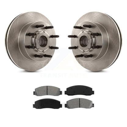 Kit de plaquettes semi-métalliques de Rotor de frein à disque avant, pour Ford F-350 Super Duty F-250 RW