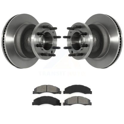 Kit de plaquettes semi-métalliques de moyeu de Rotor de frein à disque avant pour Ford E-350 Super Duty E-45
