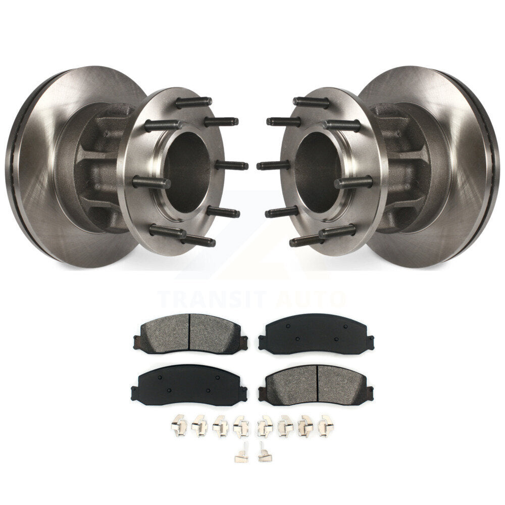 Kit de plaquettes de frein semi-métalliques pour rotors de frein avant, pour Ford F-350 Super Duty RW 2011