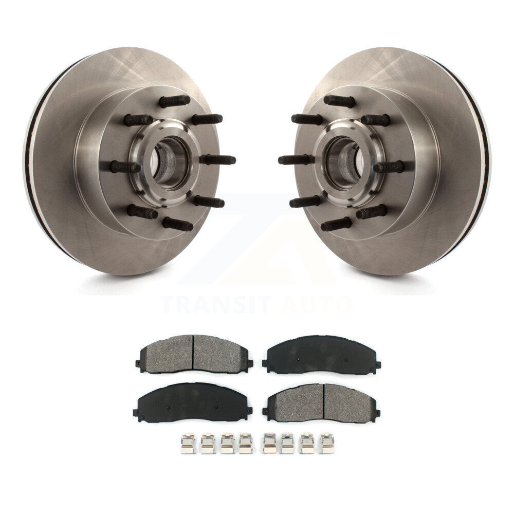 Kit de plaquettes semi-métalliques de moyeu de Rotor de frein avant, pour Ford F-350 Super Duty F-25 2013