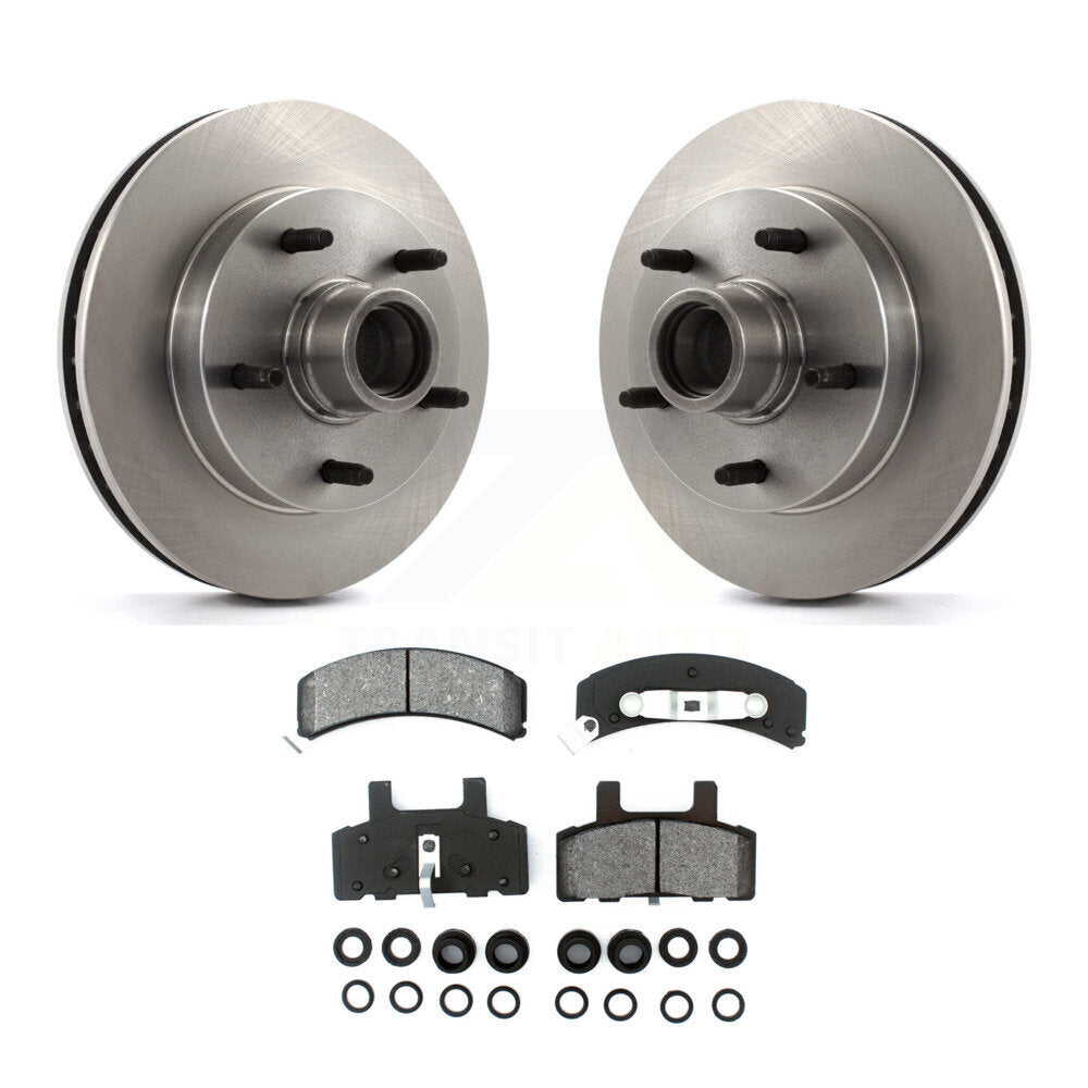 Rotors de frein à disque avant et kit de plaquettes semi-métalliques pour Dodge Ram 1500 RW 1994-1999