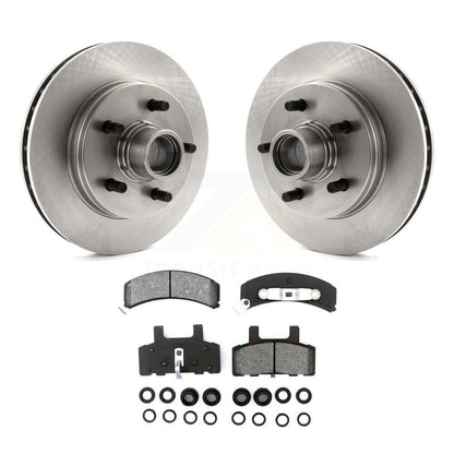 Rotors de frein à disque avant et Kit de plaquettes semi-métalliques pour Chevrolet GMC Suburba C1500