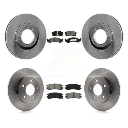 Kit de plaquettes de frein semi-métalliques pour Rotors de frein avant et arrière, pour Cadillac DeVille Buick Rivier