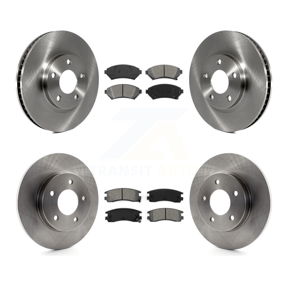 Kit de rotor de frein avant et arrière et plaquettes semi-métalliques pour Cadillac DeVille Buick Par