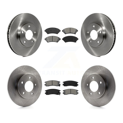 Kit de rotor de frein avant et arrière et plaquettes semi-métalliques pour Cadillac DeVille Buick Par