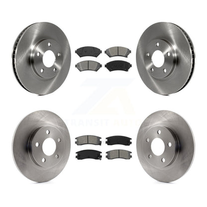 Kit de rotor de frein avant et arrière et plaquettes semi-métalliques pour Cadillac DeVille Buick Par