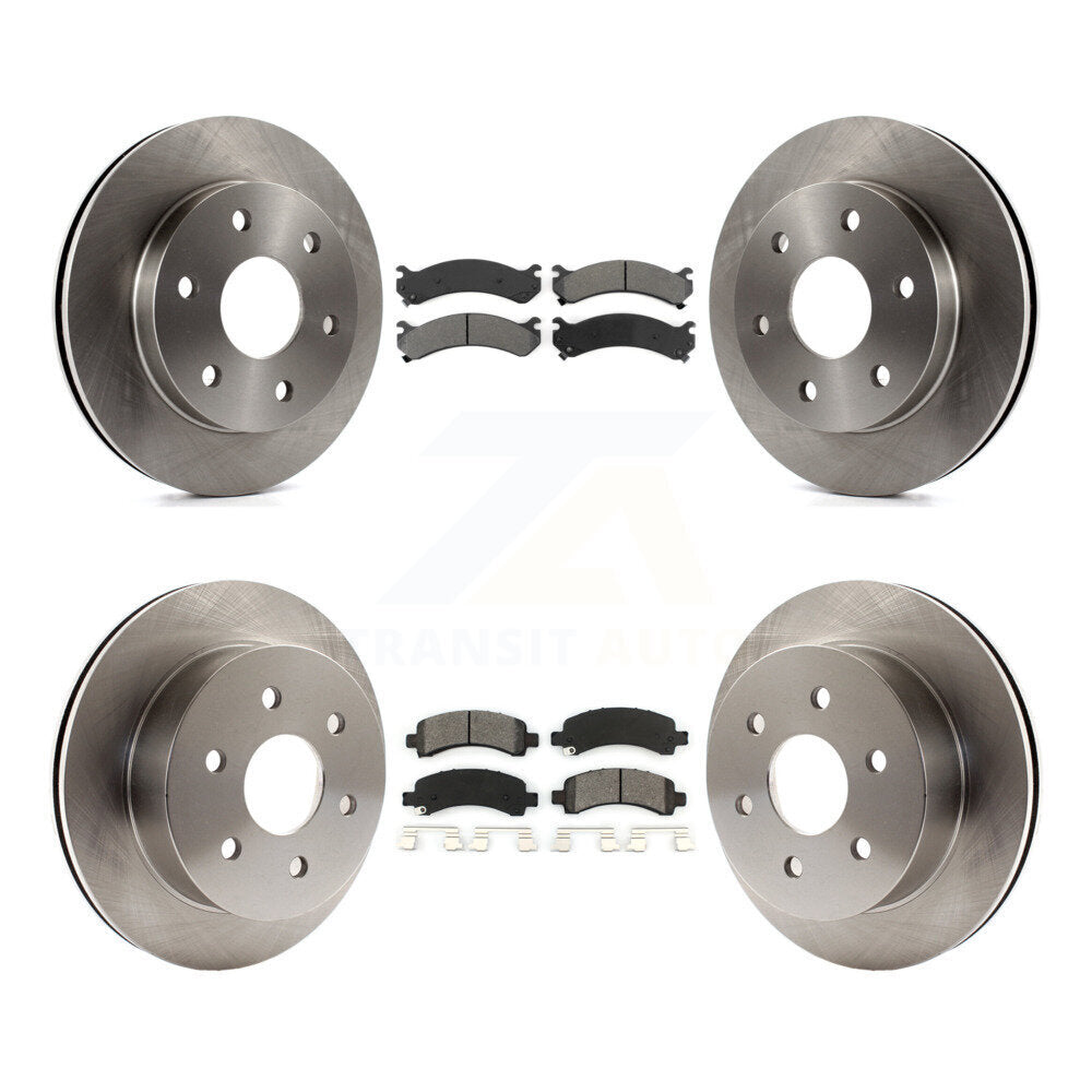 Kit de plaquettes de frein semi-métalliques pour Rotor de frein avant et arrière, pour Chevrolet Express 2006 GM 2500