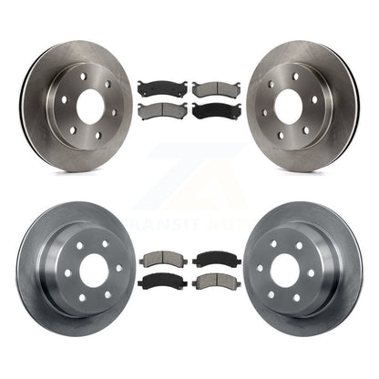 Kit de rotor de frein à disque avant et arrière et plaquettes semi-métalliques pour Chevrolet Avalanche 150