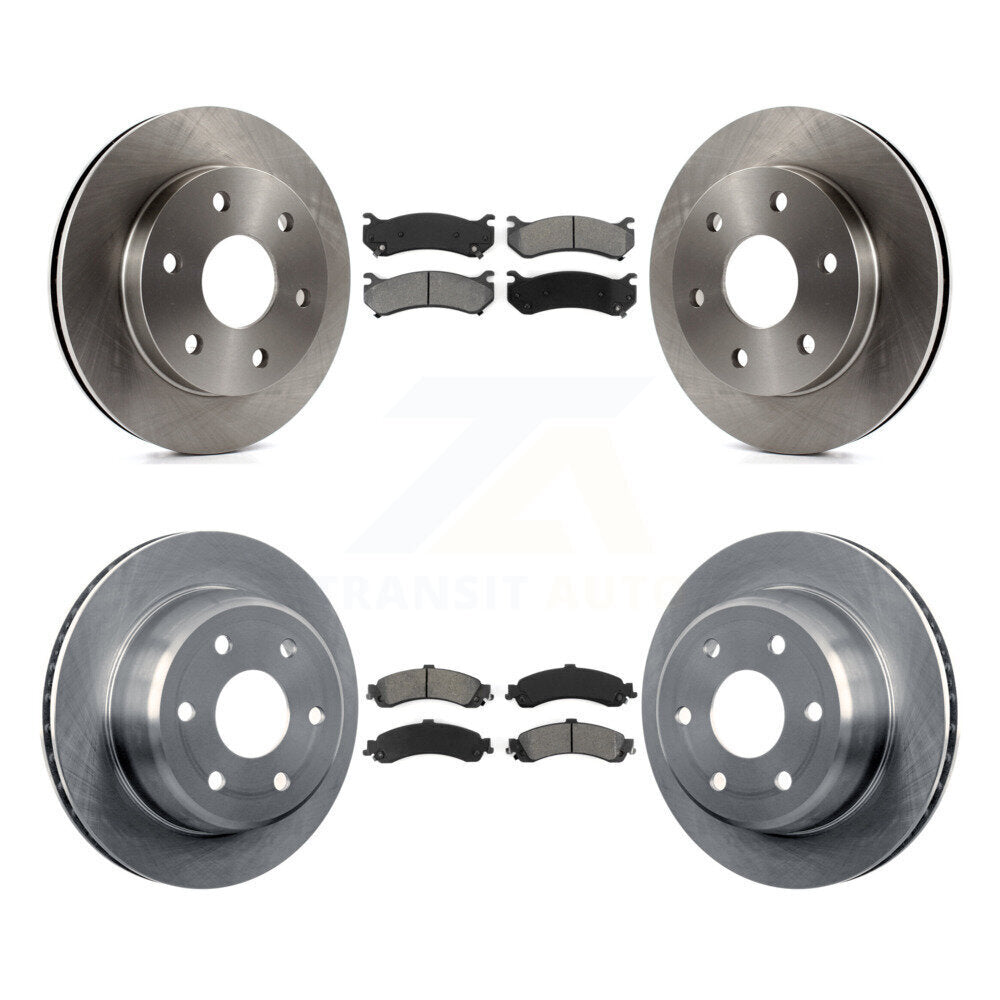 Kit de plaquettes semi-métalliques de Rotor de frein avant et arrière, pour Chevrolet GMC Silverado 1500 X