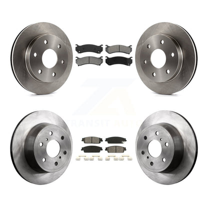 Kit de rotor de frein à disque avant et arrière et plaquettes semi-métalliques pour Chevrolet Silverado 150