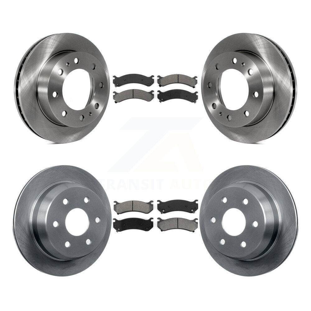 Kit de plaquettes semi-métalliques de Rotor de frein avant et arrière, pour Chevrolet Silverado 2500 HD GM