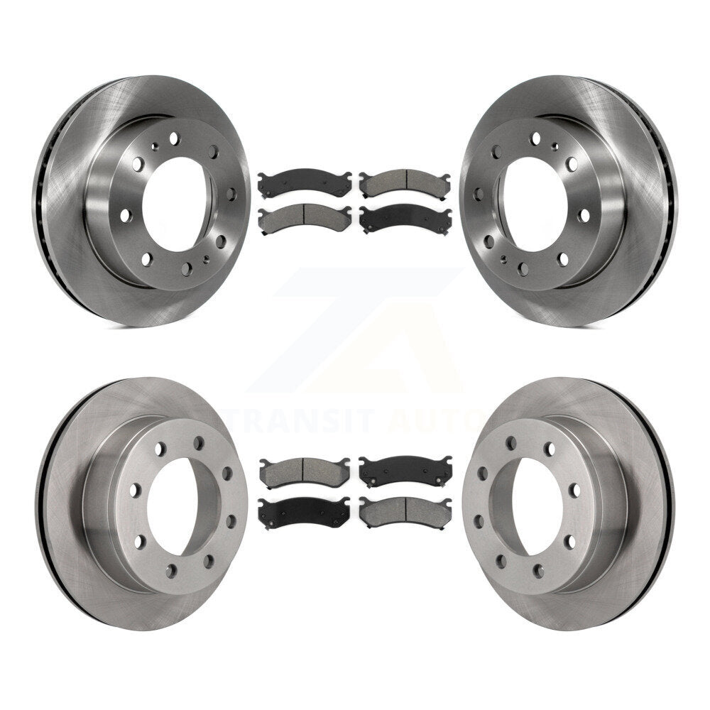 Kit de plaquettes semi-métalliques de Rotor de frein avant et arrière, pour Chevrolet GMC Sierra 2500 HD X