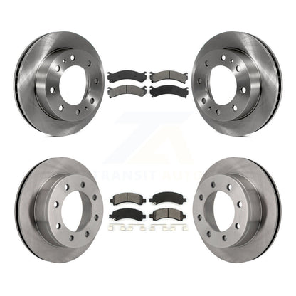 Rotors de frein à disque avant et arrière, Kit de plaquettes semi-métalliques pour GMC Savana 2500 Chevrole